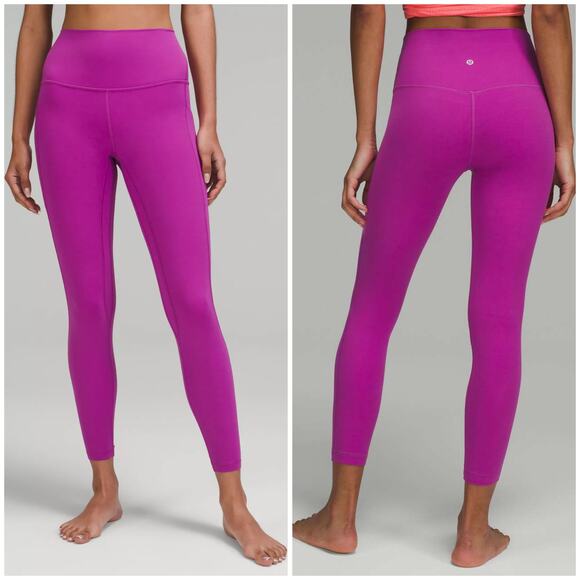 Lululemon Align High Rise Pant with Pockets 25” Vivid Plum - Picture 1 of 8